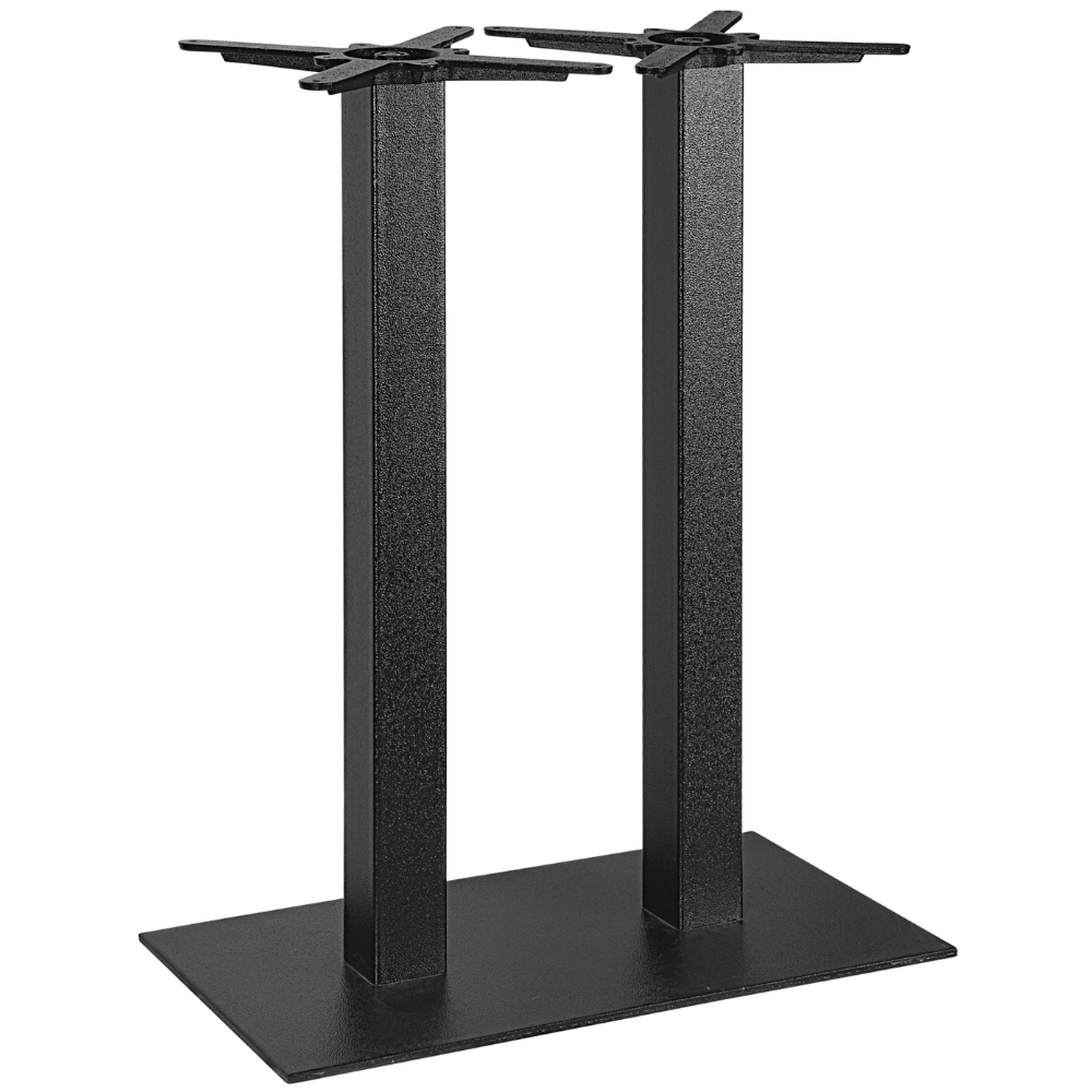 Double piètement de table en fonte -108 cm de haut-