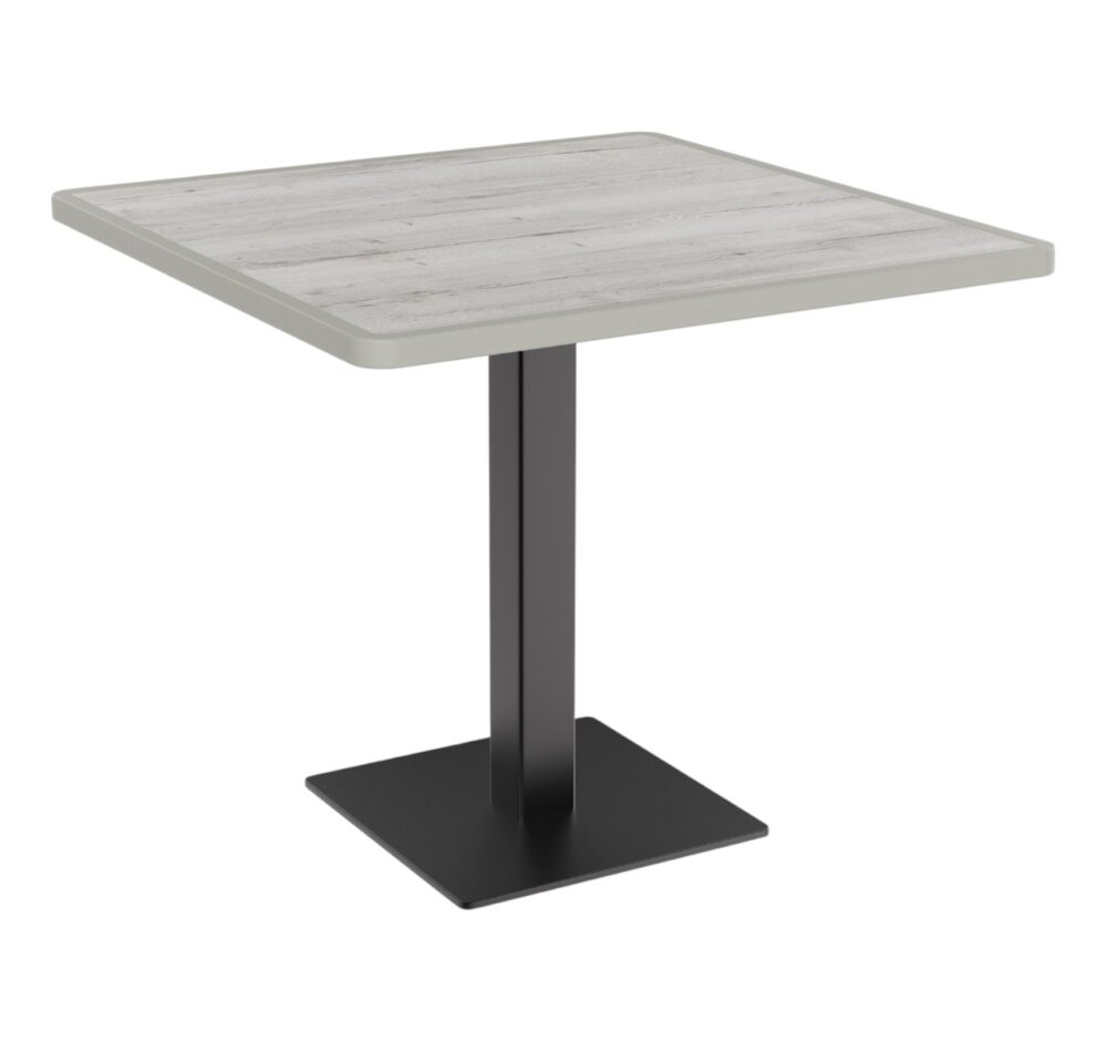 Gastro Outdoor Table de terrasse Borkum | 70x70 cm | Chêne Resalit clair