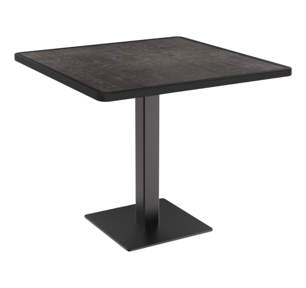 Gastro Outdoor Table de terrasse Borkum | 70x70 cm | Resalit Cuivre