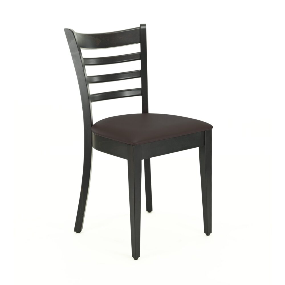 Hugo Chaise en bois Marron 1
