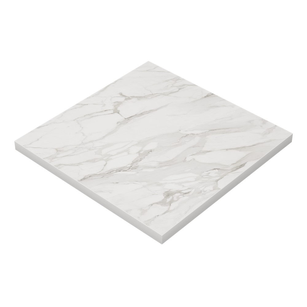 Plateau de table Gastro | Marbre blanc | 60x60 cm