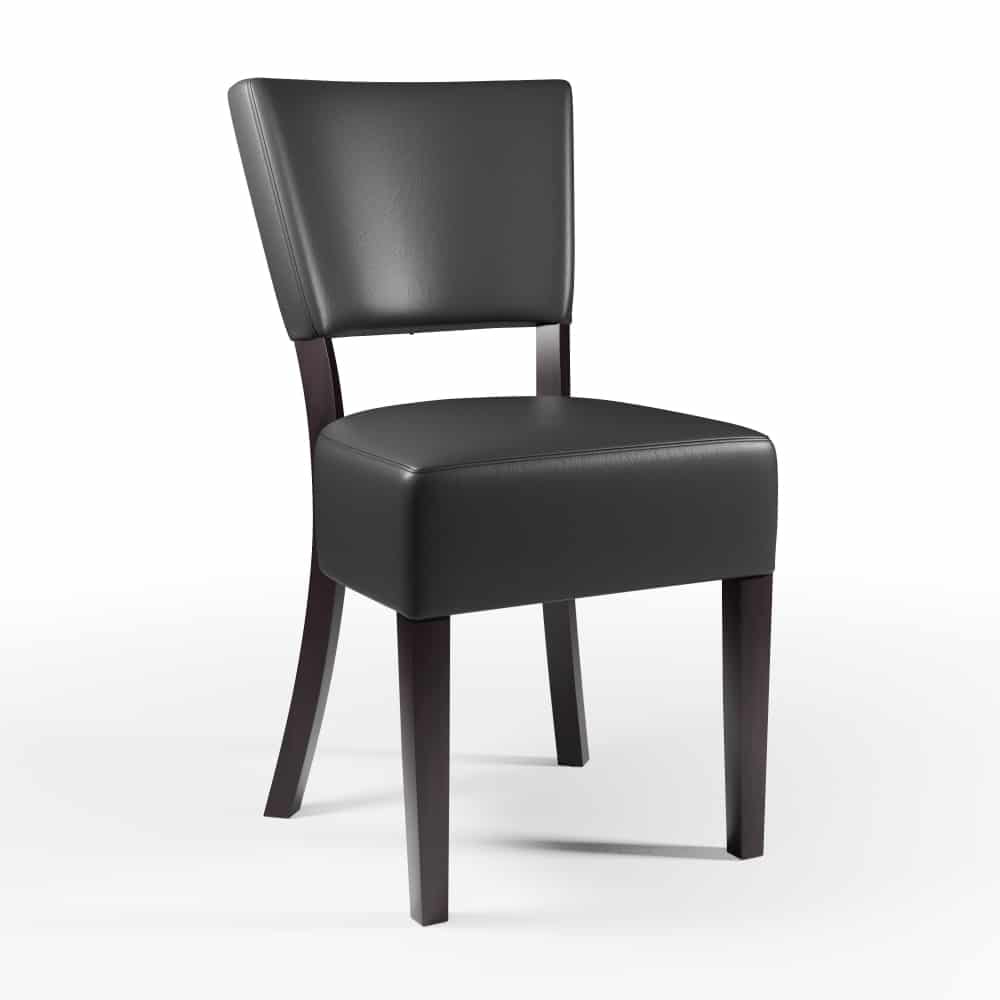 Chaise de restaurant Lagos - noir Chaise de bistrot