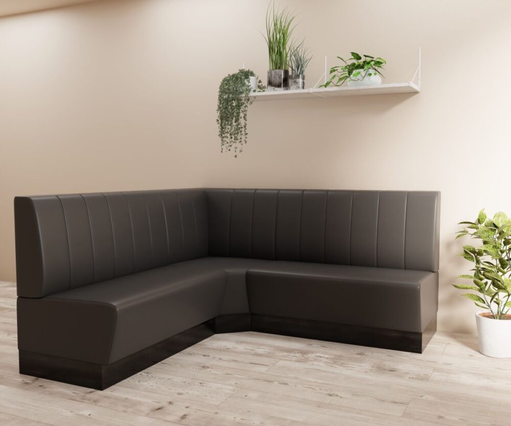 Banquette Restauration Amsterdam | rayée | configurable individuellement sur mesure