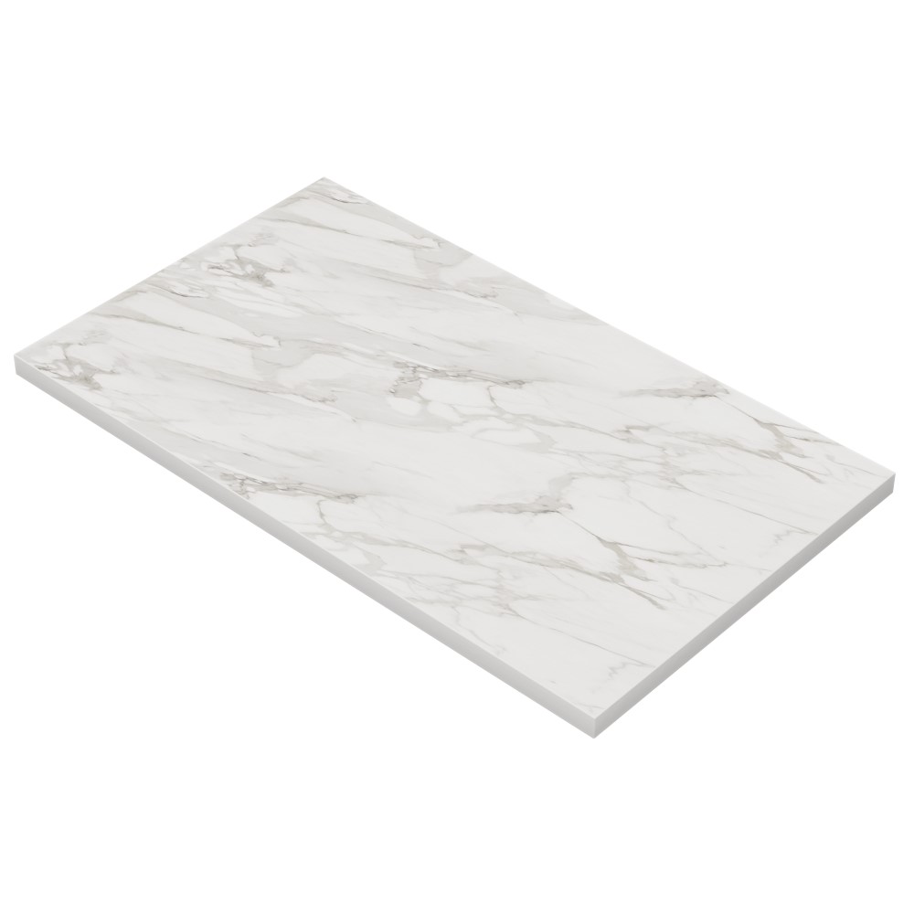 Plateau de table Gastro | Marbre blanc | 120x80 cm