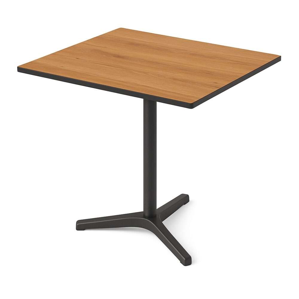 Table de terrasse Gastro NICO | 70x70 cm | HPL Compact Chêne Naturel | Made in Germany