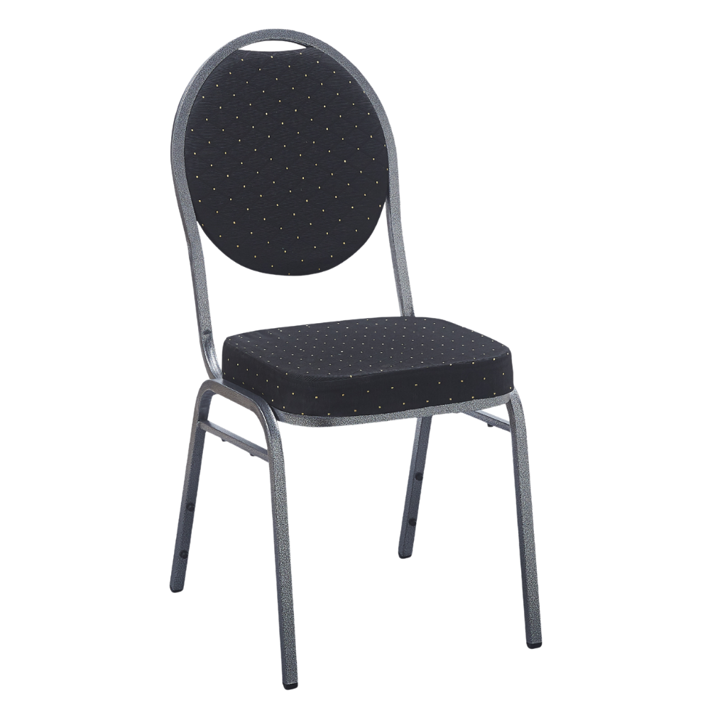 Chaise empilable Chaise de banquet Hermano Noir