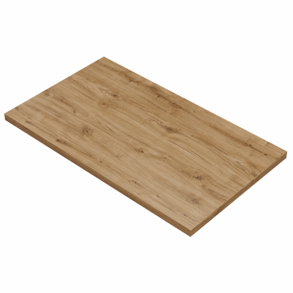 Gastro Table de salon 110x60 cm | Chêne Rome Naturel | Piètement en fonte – Image 4