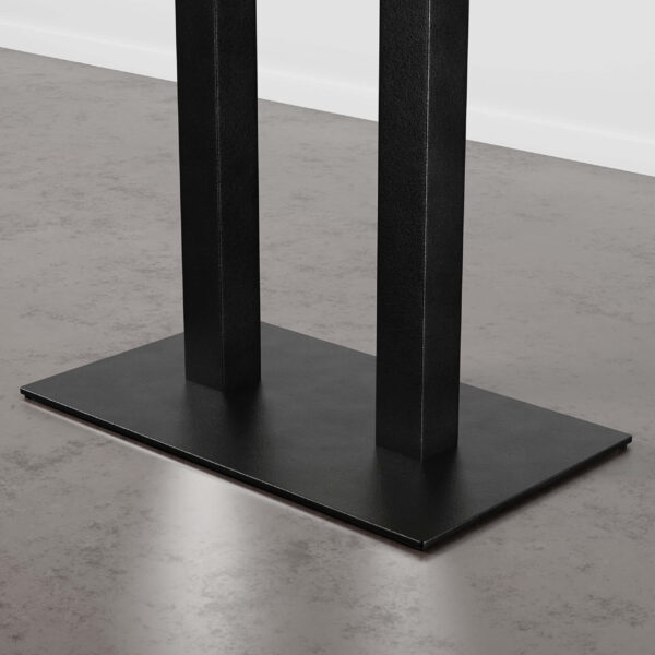 Gastro Table lounge 120x80 cm | Chêne Artisan | Piètement en fonte – Image 3