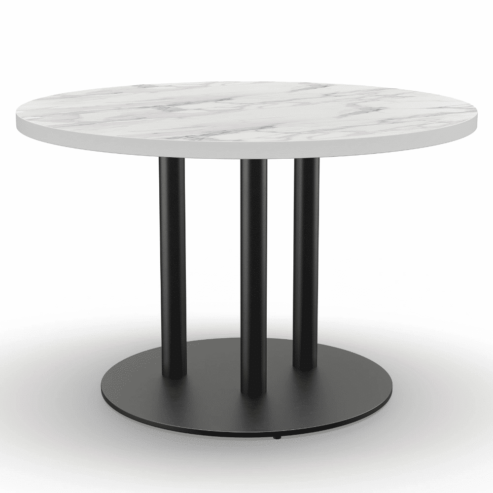 Restauration Table Manger Ronde 110 Cm Marbre Blanc Premium restauration-table-manger-ronde-110-cm-marbre-blanc-premium