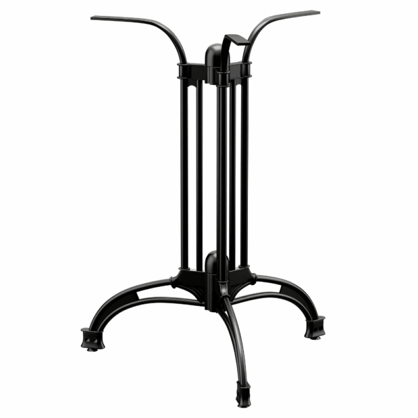 Restauration Outdoor Table de terrasse Martin | HPL Compact 70x70 cm | Ardoise graphite – Image 4