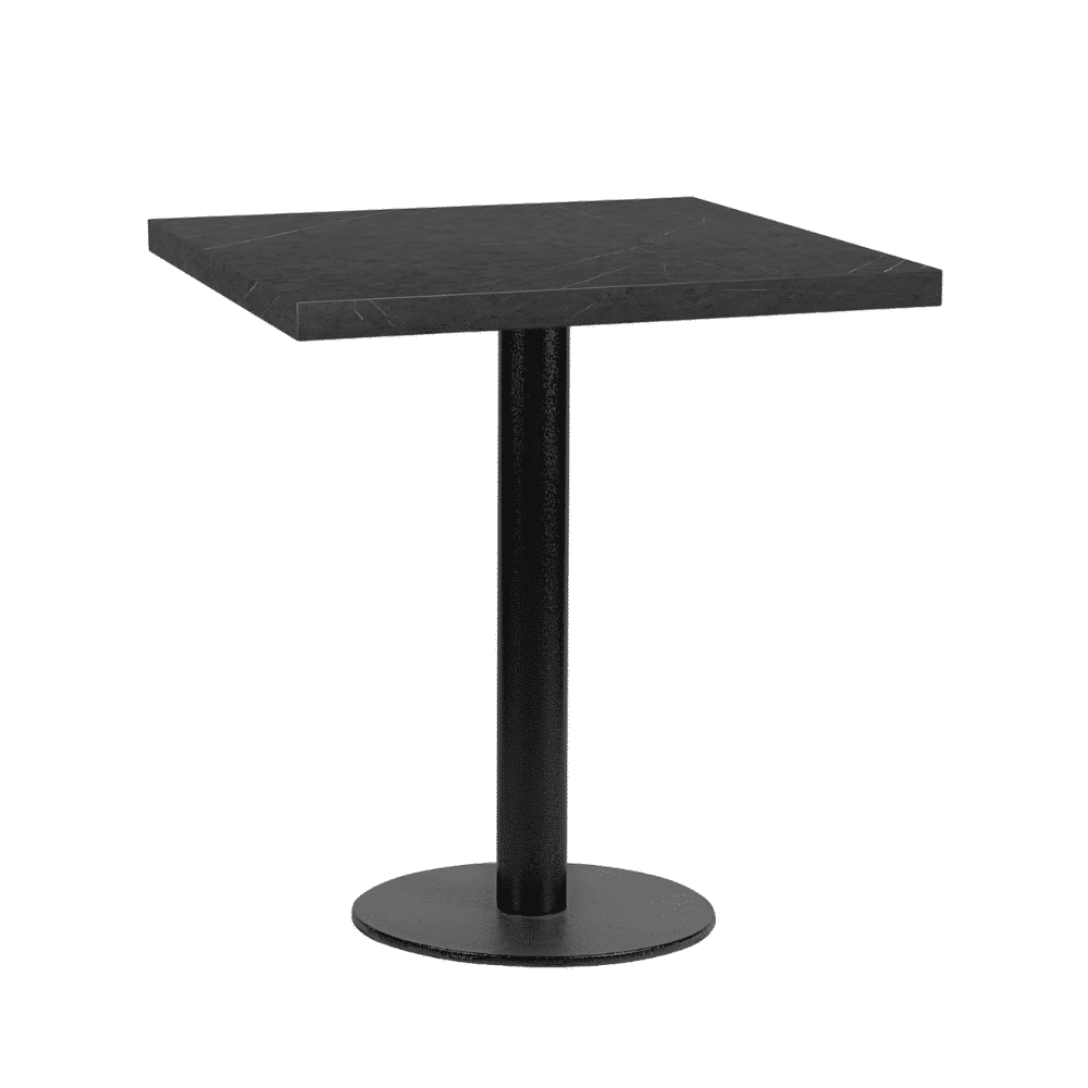 Marmor Dunkel Eckig Stahlgestell Rund.png