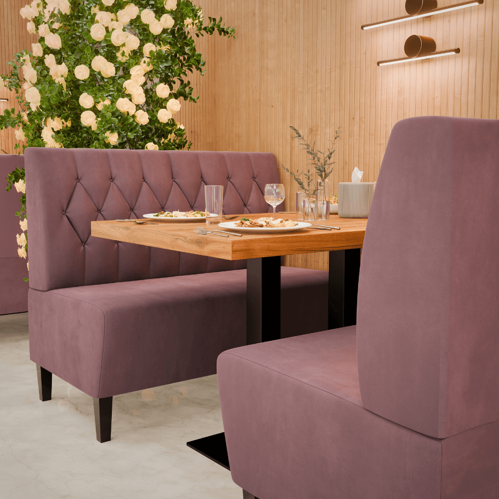 Paris tissu velours diamant référence 2 rose