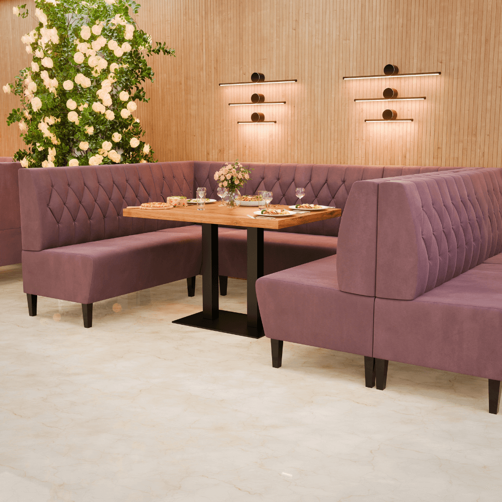 Paris tissu velours diamant référence 1 rose