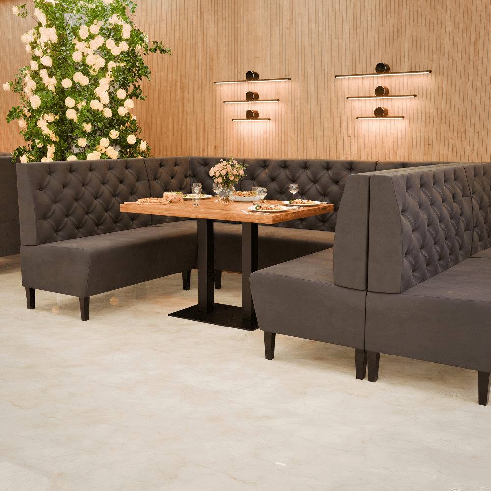 Paris Tissu velours Chesterfield référence 1 anthracite